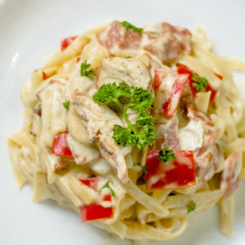 テキストテキストテキストの○○○○風パスタのイメージ写真