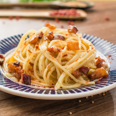 テキストテキストテキストの○○○○風パスタのイメージ写真